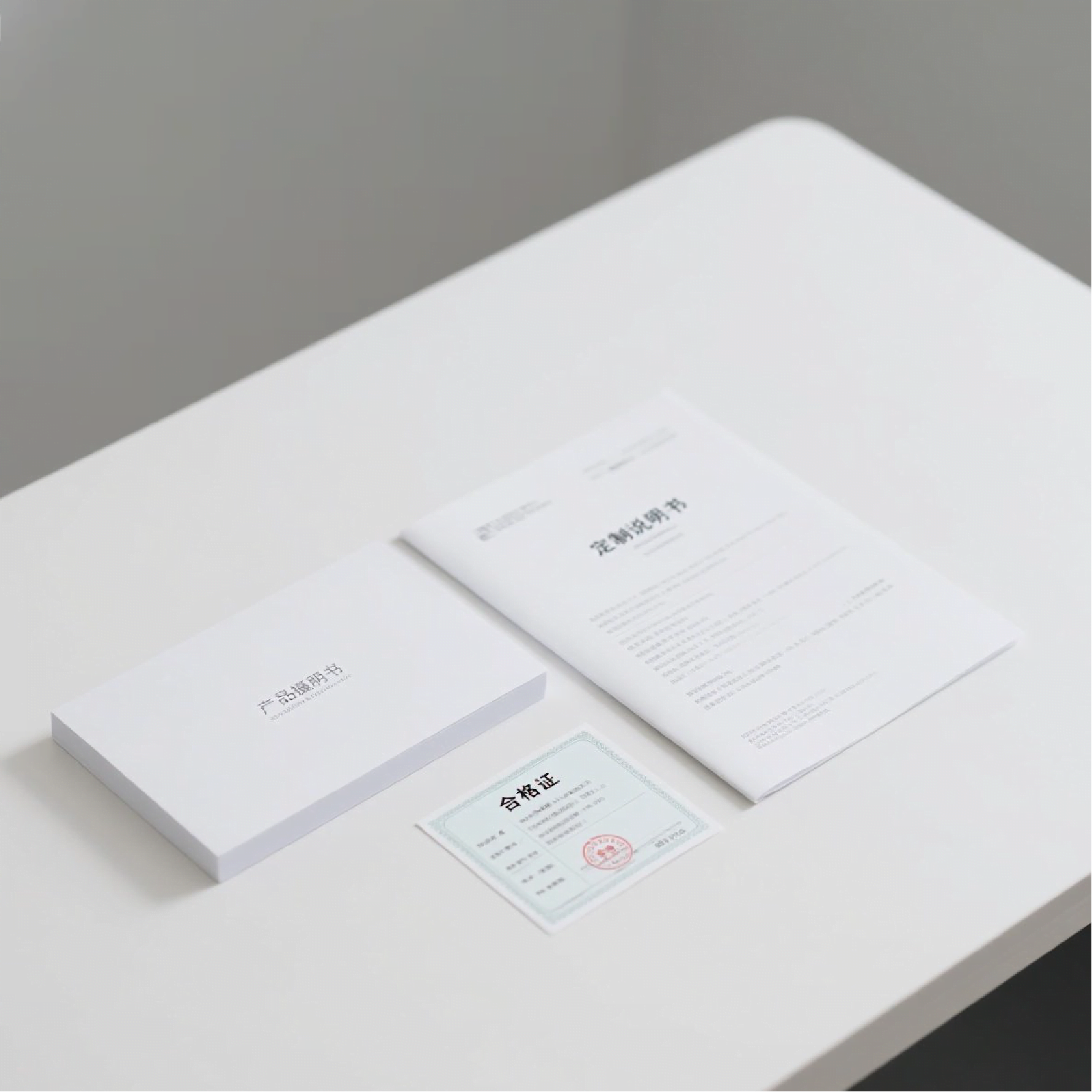 Customized Sensor Data Customization Instruction Certificate