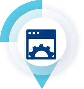 Internet Of Things And Platform Monitoring Operation And Maintenance Icon